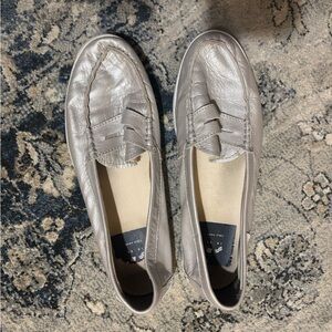 Cole Haan Silver Loafers
